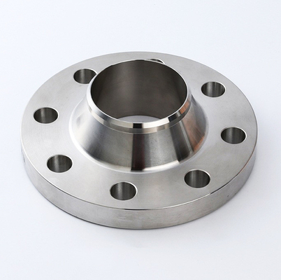 BS 4504 PN25 Flange de cou de soudure en acier au carbone pour systèmes de tuyauterie industriels