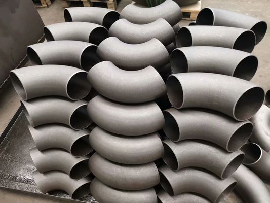 qualité  JIS 2311 SGP Carbon Steel Elbow Seamless Welded Pipe Fittings 45 90 180 Degree usine