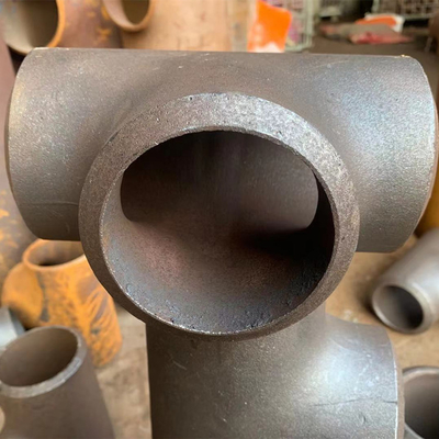 Dn80 Tee Pipe en acier inoxydable en 10253 Technique de peinture jaune forgée