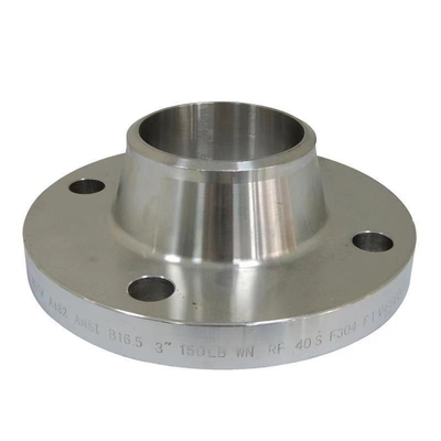 PN10 Acier au carbone BS 4504 Flanches de cou de soudage à dérapage