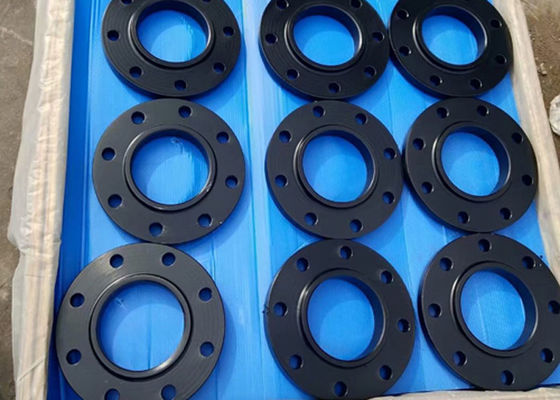 L'ACIER AU CARBONE DE LA NORME ANSI B 16,5 ET DE L'ASME B16.47 UN NOIR 105 PEIGNENT 1/2 » - 48&quot; SLIP SUR LA BRIDE AUGMENTÉE DE VISAGE