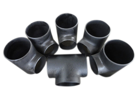 CS solides solubles 14&quot; 16&quot; 18&quot; huile noire sans couture de preuve de rouille de pièce en t soudée par bout de montage de tuyau