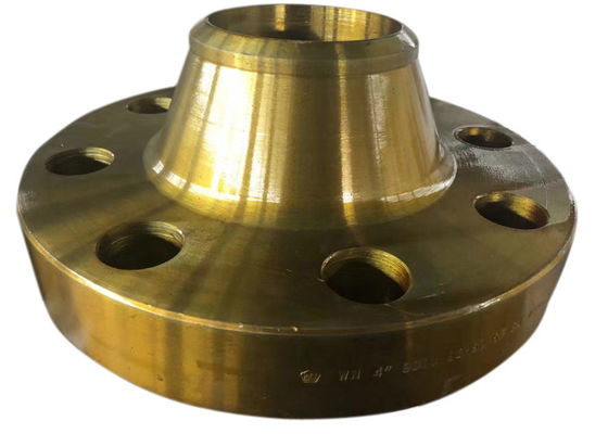 BRIDE FORGÉE EN ACIER DE L'ACIER AU CARBONE WN DE BRIDE DE LA NORME ANSI B16.5 ET DE L'ASME B16.47A DE BRIDE
