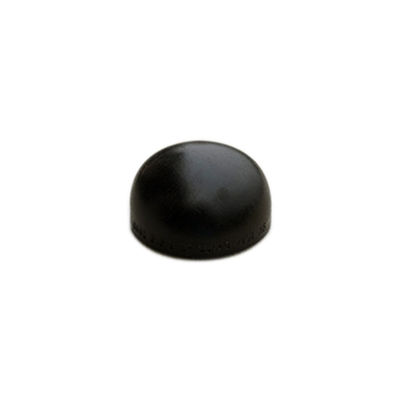 Le bout a soudé la couleur sans couture 2mm-25mm de noir de chapeau de tuyau d'acier au carbone de HDG