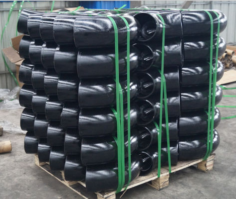 Pouce de la norme ANSI B16.28 1/2 de garnitures de l'acier au carbone ASTM A234 WPB peinture de noir de 48 pouces