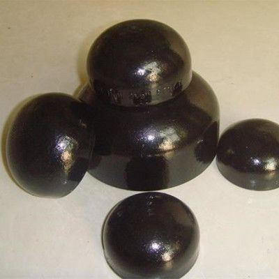 Le CS solides solubles A234 A105 A403 a soudé la monture mettante d'aplomb noire d'huile de preuve de rouille de chapeau de tuyau d'acier
