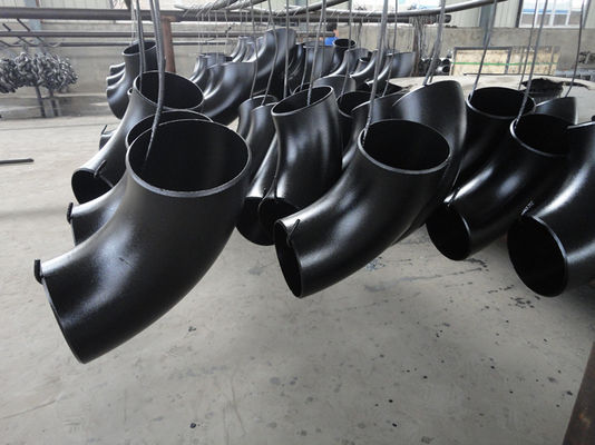 Huile de rouille de noir du chapeau Sch40 Sch80 de réducteur de pièce en t de coude d'Asme B16 9 de montage de tuyau anti