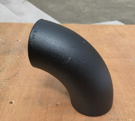 Le bout d'ASME B16.9 a soudé le coude en acier de noir des garnitures de tuyau SCH10 SCH20 DST SCH40 SCH80