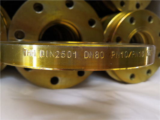 DIN EN1092-1 A FORGÉ LE COU SLIP DE LA BRIDE WEDLING SUR LA BRIDE LÂCHE FILETÉE PAR APPARTEMENT AVEUGLE