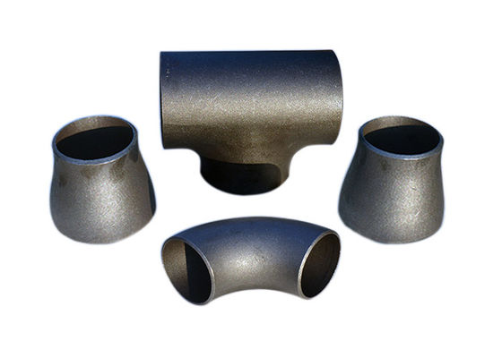 Chapeau sans couture soudé bout à bout en acier de réducteur de pièce en t de coude des garnitures de tube DIN EN10253-1 P265GH