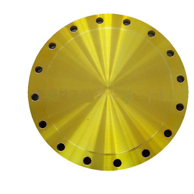 La norme ANSI B16.5 B16.47 SORF AVEUGLE brident noir jaune du CS A105 150LBS 2500LBS WNRF