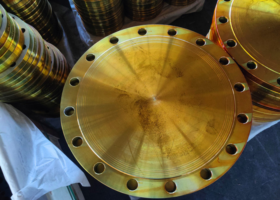 Peinture de jaune d'acier au carbone de bride aveugle de Jis B2220 Jis 10k