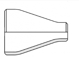 Norme ANSI soudée sans couture concentrique/excentrique B16.9, DIN2616, JIS B2311 0 de réducteur
